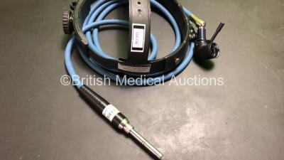 Mixed Lot Including 1 x Kamplex Clinical Audiometer AC 30 (Powers Up) and 1 x Cuda Headlamp and Fiber Optic Cable *GH* - 5