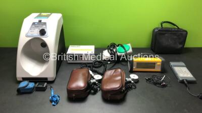 Mixed Lot Including Otodynamics EchoCheck Auditory Screener with Power Supply And Accessories in Case (Powers Up) 1 x Teledyne TED 200 T7 (Powers Up) 1 x Ohmeda TruSat, 1 x Herga Footswitch and 1 x ConMed System 1200 Smoke Evacuator *GH*