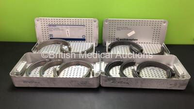 2 x Smith+Nephew Ilizarov System Rings Surgical Sets Complete