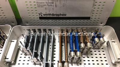 2 x Smith+Nephew Ilizarov System Telescopic Rods Surgical Sets 7101-3624 - 2