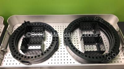 4 x Taylor Spatial Frame Rings 7107-0490 Trays (Some Missing Pieces and No Lids) - 2