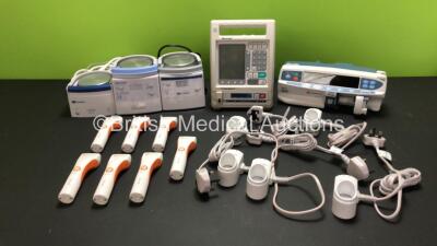 Mixed Lot Including 1 x Baxter Colleague Infusion Pump, 1 x Fisher and Paykel MR850AEK Respiratory Humidifier, 1 x Fisher and Paykel SH870AEK HumiGard Surgical Humidifier, 1 x Fisher and Paykel MR860AEU HumiGard Humidifier, 1 x Alaris GH CareFusion Syring