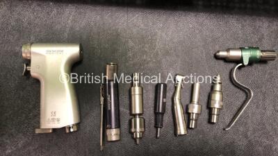 Job Lot Including 1 x deSoutter Medical Multi Drive Handpiece with 1 x Hose and Various Attachments in Tray - 2