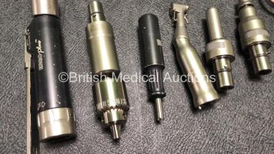 Job Lot Including 1 x deSoutter Medical Multi Drive Handpiece with 1 x Hose and Various Attachments in Tray - 4