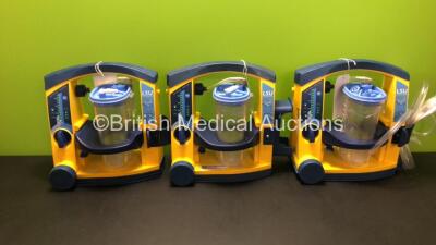 3 x LSU Suction Units with Cups and Lids (All Power Up) *G* **SN 78271186993 - 78020665932 - 78141183433*