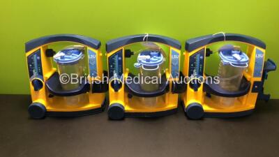 3 x LSU Suction Units with Cups and Lids (All Power Up) *G* **SN 78121295167 - 78241297358 - 78051069964**