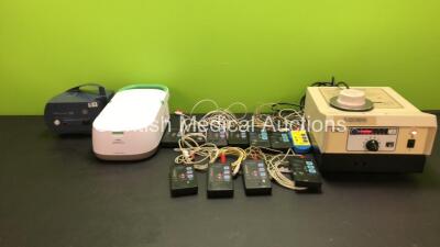 Mixed Lot Including 1 x Eschmann TDB60 Bipolar Coagulation Unit (Powers Up) 11 x G Rutter Nerve Stimulators, 1 x Philips Respironics InnoSpire Deluxe and 1 x Pari TurboBOY SX *T6AB-OJ-1082 - 165411 - 2W12G00017*