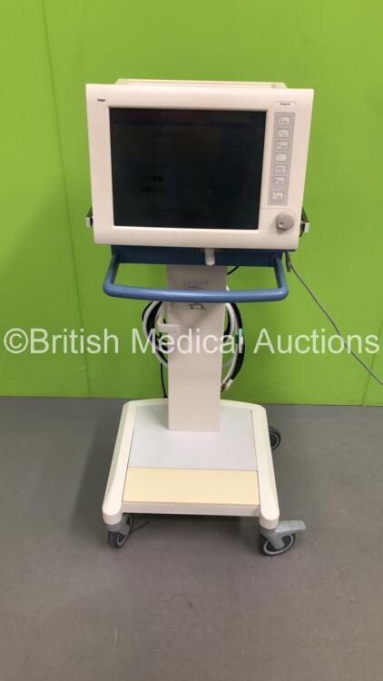 Drager Evita XL Ventilator Ref 8414900-26 Software Version 07.06 with CO2 Sensor - Running Hours 36339 (Powers Up) *S/N ARXK-0244* **Mfd 2006** (GL)