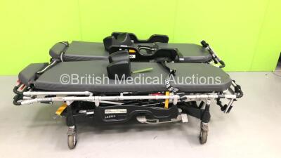 2 x Ferno Pegasus Hydraulic Ambulance Stretchers with Mattresses (Hydraulics Tested Working)