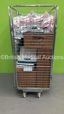 Mixed Cage of Consumables Including 3M Masks,Smith & Nephew Biceptor Kits and Richardson Healthcare Clear Film Dressings (Cage Not Included)