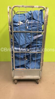 Cage of Blue Nurses Uniform (Mix of Size - Cage Not Included)