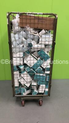 Mixed Cage of Consumables Including Disposable Face Masks,Hand Disinfectant and Alaris Infusion Sets (Cage Not Included)