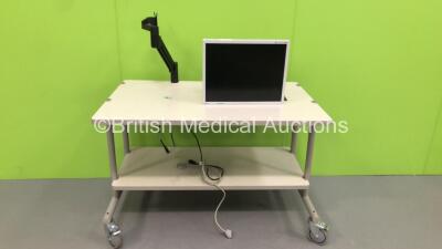 Mobile Trolley with Eizo Monitor * SN 55017020 *