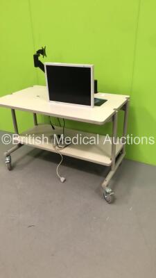 Mobile Trolley with Eizo Monitor * SN 55017020 * - 3