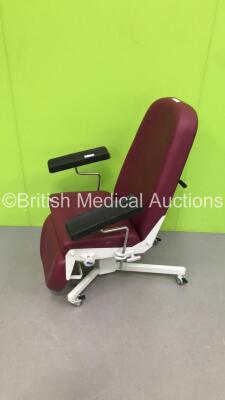 Promotal Mobile Therapy Chair with Armrests * Damage to Cushion-See Photos * - 2