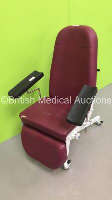 Promotal Mobile Therapy Chair with Armrests * Damage to Cushion-See Photos * - 3