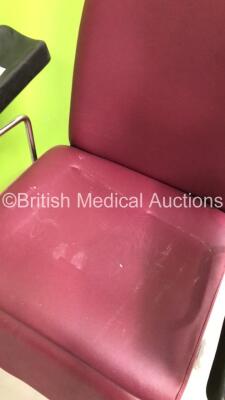 Promotal Mobile Therapy Chair with Armrests * Damage to Cushion-See Photos * - 5