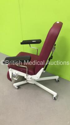 Promotal Mobile Therapy Chair with Armrests * Damage to Cushion-See Photos * - 6