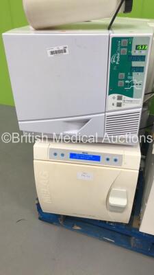 1 x Melag Vacuklav 31 B+ Autoclave and 1 x Prestige Medical PodiaClave Autoclave (Both Power Up)