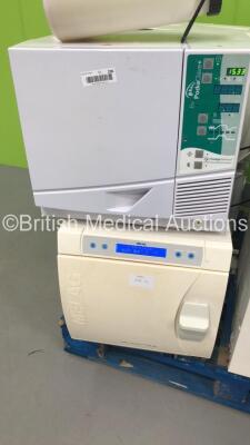 1 x Melag Vacuklav 31 B+ Autoclave and 1 x Prestige Medical PodiaClave Autoclave (Both Power Up) - 2