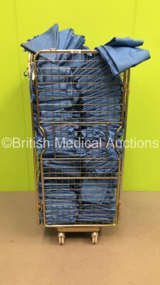 Cage of Blue Nurses Uniform (Mix of Size - Cage Not Included)