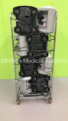 Cage of 8 x AirSep Newlife Oxygen Concentrators (Cage Not Included)