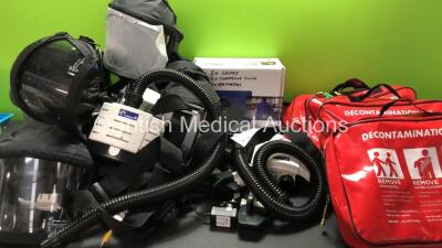 Mixed Lot Including 4 x Decontamination Kits and 8 x 3M Respiratory Systems