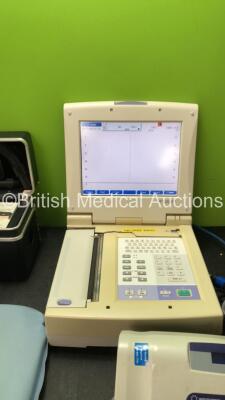 Mixed Lot Including 1 x Inditherm Medical Cosytherm NT Warmer Unit with Mattress (Powers Up) 1 x Fukuda Denshi Cardimax FX-7542 ECG Machine (Powers Up with Damage-See Photos) 1 x Convac Model MK8 Handheld Mini Vacuum Cleaner (Untested Due to Missing Power - 2