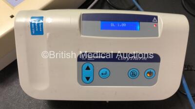 Mixed Lot Including 1 x Inditherm Medical Cosytherm NT Warmer Unit with Mattress (Powers Up) 1 x Fukuda Denshi Cardimax FX-7542 ECG Machine (Powers Up with Damage-See Photos) 1 x Convac Model MK8 Handheld Mini Vacuum Cleaner (Untested Due to Missing Power - 5