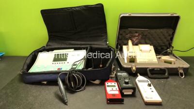 Job Lot Including 1 x Kamplex KLT 26 Admittance Audiometer In Carry Case with 1 x Trigger (Powers Up when Tested with Stock Power Supply-Power Supply Not Included) 1 x GSI 37 Auto Tympanometer (Powers Up) 1 x Quest Model 2400 Sound Level Meter (Powers Up)