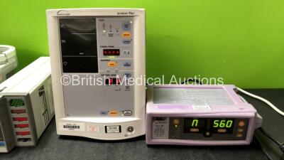 Mixed Lot Including 1 x Nellcor N-560 Pulse Oximeter (Powers Up) 1 x GE TRAM Module, 1 x Datascope Accutorr Plus Patient Monitor (Powers Up) 4 x Whisper Flow Valves and 1 x Fisher & Paykel MR730 Respiratory Humidifier Unit (Powers Up) *GL* - 3