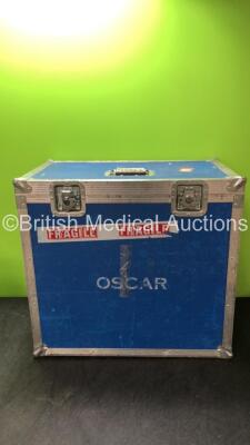 Oscar OE3000 Arthroplasty Ultrasonic System with 3 x Leads, 3 x Probes Including 1 x Oscar 2H-3362 Handpiece, 1 x Oscar 2H-3356 Handpiece, 1 x Oscar 2H-3350 Handpiece 3 x Cables in Metal Tray (Powers Up) - 7