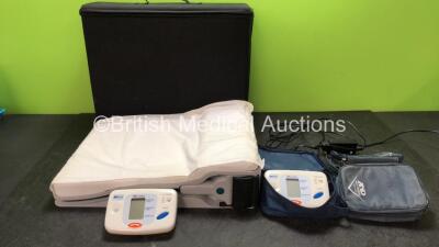 Mixed Lot Including 1 x CardioMEMS Patient Electronics System with 1 x AC Power Supply in Carry Bag (Powers Up) 4 x Boso BP Meters (All Untested Due to Missing Batteries) *GL*