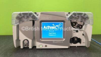 Arthrex Dual Wave AR-6480 Arthroscopy Pump Version 1.7 with 1 x AC-AC Inverter Power Supply (Powers Up)