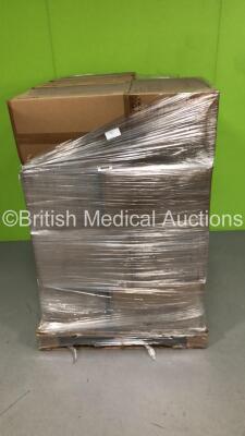 Large Pallet of Pennine ARMA Blue Isolation Gowns * Approx 2000 - 100 Per Box * * On Pallet *