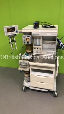 Datex-Ohmeda Aestiva/5 Anaesthesia Machine with Datex-Ohmeda SmartVent Aestiva 7900 SmartVent Software Version 4.8 PSVPro,1 x GE M-NESTPR Module with NIBP,T1,T2,ECG+Resp,P1,P2 and SpO2 Options,Oxygen Mixer,Absorber,Bellows and Hoses (Powers Up-Dials Incom