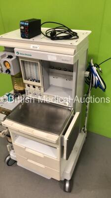 Datex-Ohmeda Aestiva/5 Anaesthesia Machine with Datex-Ohmeda SmartVent Aestiva 7900 SmartVent Software Version 4.8 PSVPro,1 x GE M-NESTPR Module with NIBP,T1,T2,ECG+Resp,P1,P2 and SpO2 Options,Oxygen Mixer,Absorber,Bellows and Hoses (Powers Up-Dials Incom - 12