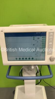 Drager Evita XL Ventilator Ref 8414900-26 Software Version 07.06 Running Hours 83495 with CO2 Sensor and Hoses (Powers Up) *GL* * SN ARXK-0246 * * Mfd 2006 * - 5