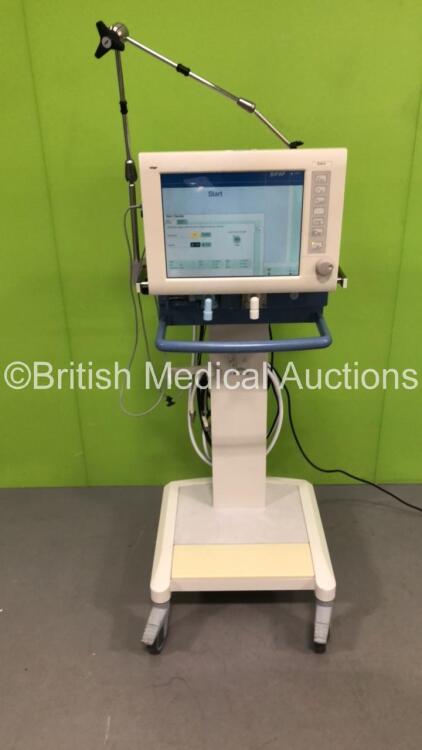 Drager Evita XL Ventilator Ref 8414900-26 Software Version 07.06 Running Hours 7892 with CO2 Sensor and Hoses (Powers Up) *GL* * SN ARXK-0238 * * Mfd 2006 *