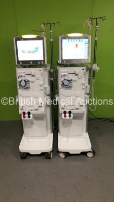 2 x Nipro Corporation Surdial X Dialysis Machines Version 1.506 with Hoses (Both Power Up) * Mfd 2017 * - 3