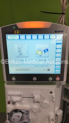 2 x Nipro Corporation Surdial X Dialysis Machines Version 1.506 with Hoses (Both Power Up) * Mfd 2017 * - 5