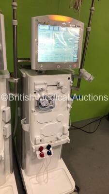 2 x Nipro Corporation Surdial X Dialysis Machines Version 1.506 with Hoses (Both Power Up) * Mfd 2017 * - 8