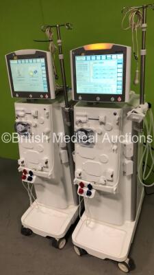 2 x Nipro Corporation Surdial X Dialysis Machines Version 1.506 with Hoses (Both Power Up) * Mfd 2017 * - 9