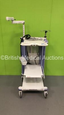 Olympus Stack Trolley * Missing 1 x Shelf *