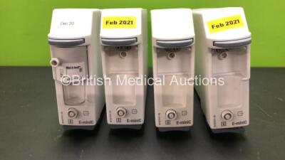 4 x GE E-miniC Gas Modules *Mfd 2011 - 2009* with 1 x Water Trap *6280701 - 6749158 - 6549749 - NA*