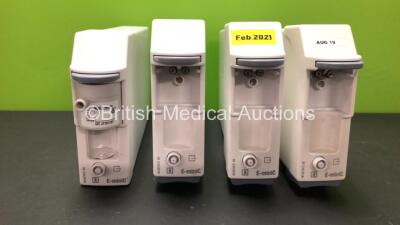 4 x GE E-miniC Gas Modules *Mfd 2014 - 2008 - 2007* with 1 x Water Trap * 7195845 - 6269463 - NA - NA* (1 x Missing Casing - See Photo)