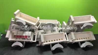 Job Lot Including 11 x Philips M8048A Module Racks with 5 x Philips PRESS Modules (1 with Missing Cover-See Photo) 1 x Philips TEMP Module *G*