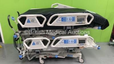 2 x Hill-Rom Total Care Electric Hospital Beds with Mattresses (Both Power Up and Tested Working) *S/N L000BV0052 / N000BV0007*