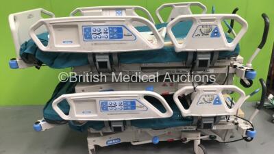 2 x Hill-Rom Total Care Duo 2 Electric Hospital Beds with Mattresses (Both Power Up and Tested Working) *S/N 09BB0234 / 12BB0009*