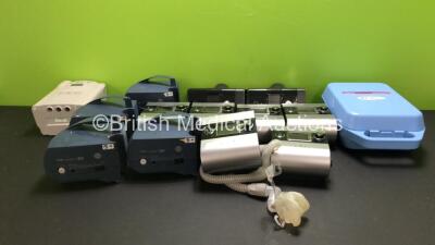 Job Lot Including 2 x ResMed AirSense 10 AutoSet CPAPs (1 x Missing Humidifier Chamber, Both Missing Casing), 6 x ResMed AutoSet EPR S9 CPAPs with 1 x Breathing Tube, 1 x Respironics BiPAP Harmony CPAP, 1 x Medix AC2000 Nebulizer and 4 x PariTurboBoy SX T